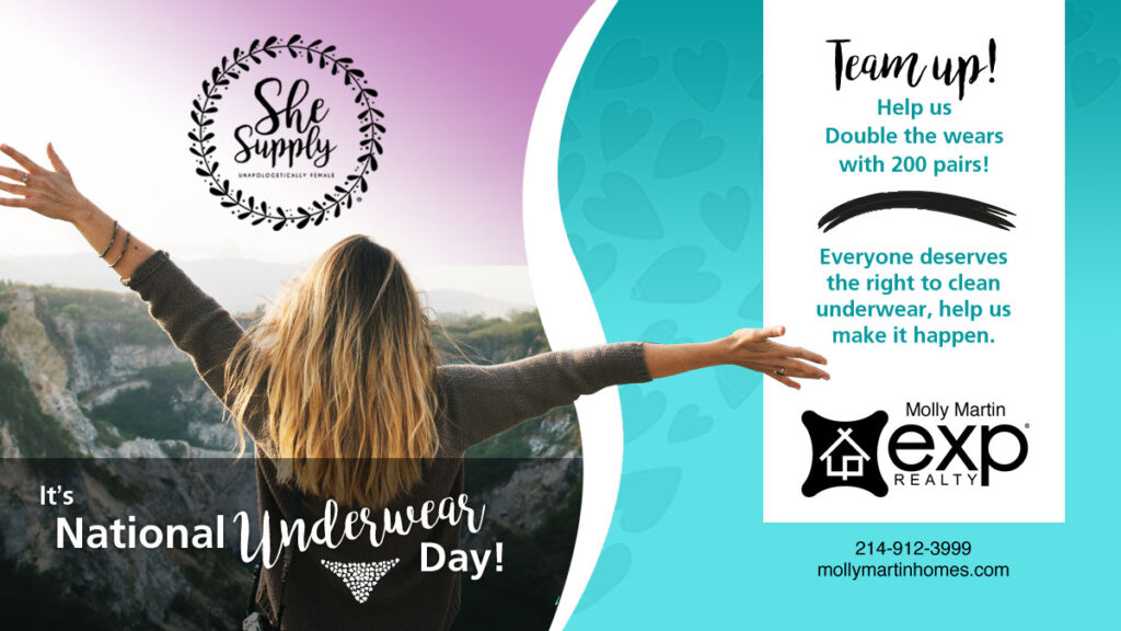 Why You Should Donate on National Underwear Day She Supply